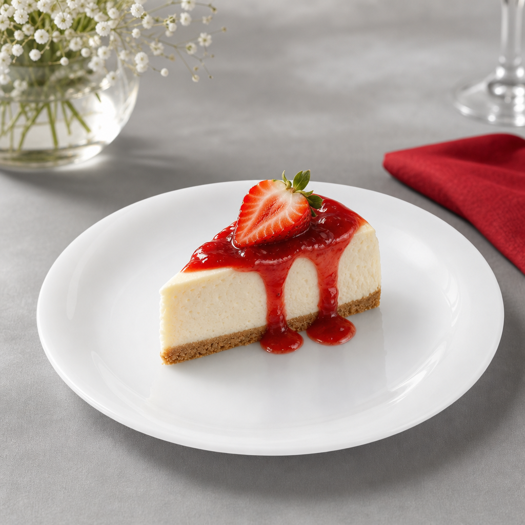 120 Pieces Opal Glass Dessert Plate, Round White 8.5 Inch, Single Piece