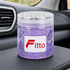 96 Pieces Jelly Pearl Car Air Fresheners Jar, Lavender Scent, 1 Piece, 10 x 8 x 8 cm
