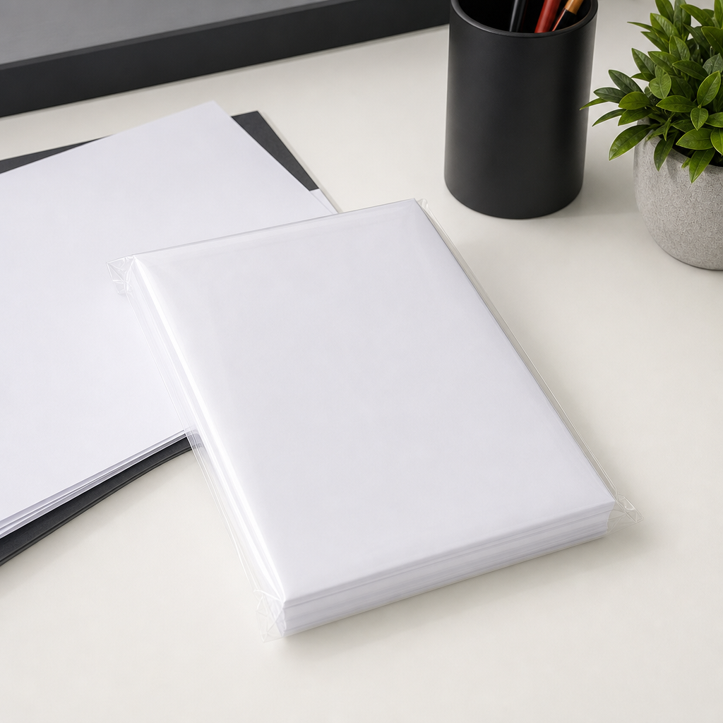 240 Pieces White Pocket Peel-and-Seal Envelopes, 15.2 × 10.2 cm, 80 gsm, Pack of 50