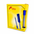 72 Pieces Ball Pens, Blue Ink, 50 Pack for Office, School and Desk Writing