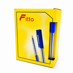 72 Pieces Ball Pens, Blue Ink, 50 Pack for Office, School and Desk Writing