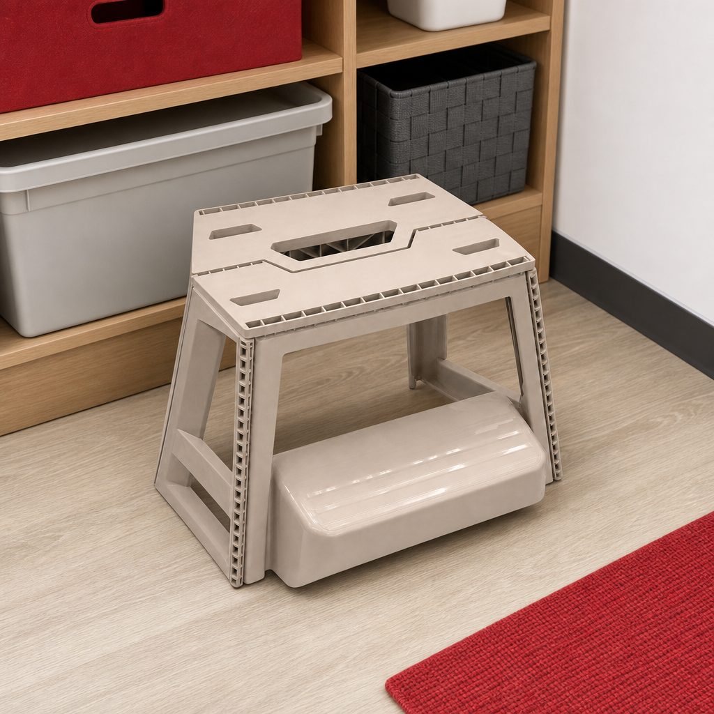 72 Pieces Foldable Plastic Step Stool, Assorted Colour, 35 x 29 x 28 cm, 1 Piece
