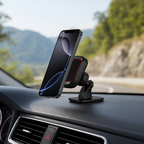 96 Pieces Magnetic Car Phone Holder HL-119, 360° Rotation Dashboard Mount, Black, 1 Piece