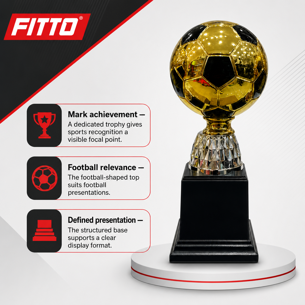 72 Pieces Plastic Football Trophy 18 cm Black and Gold Award Cup for Sports Recognition