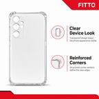 240 Pieces Clear Phone Cases with Reinforced Corners for A15 4G, Transparent Protective Cover