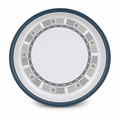 72 Pieces Melamine Round Wavy Serving Trays, 50 cm