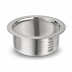 48 Pieces Stainless Steel Serving Bowl, Round, 30 x 30 x 10 cm, Silver
