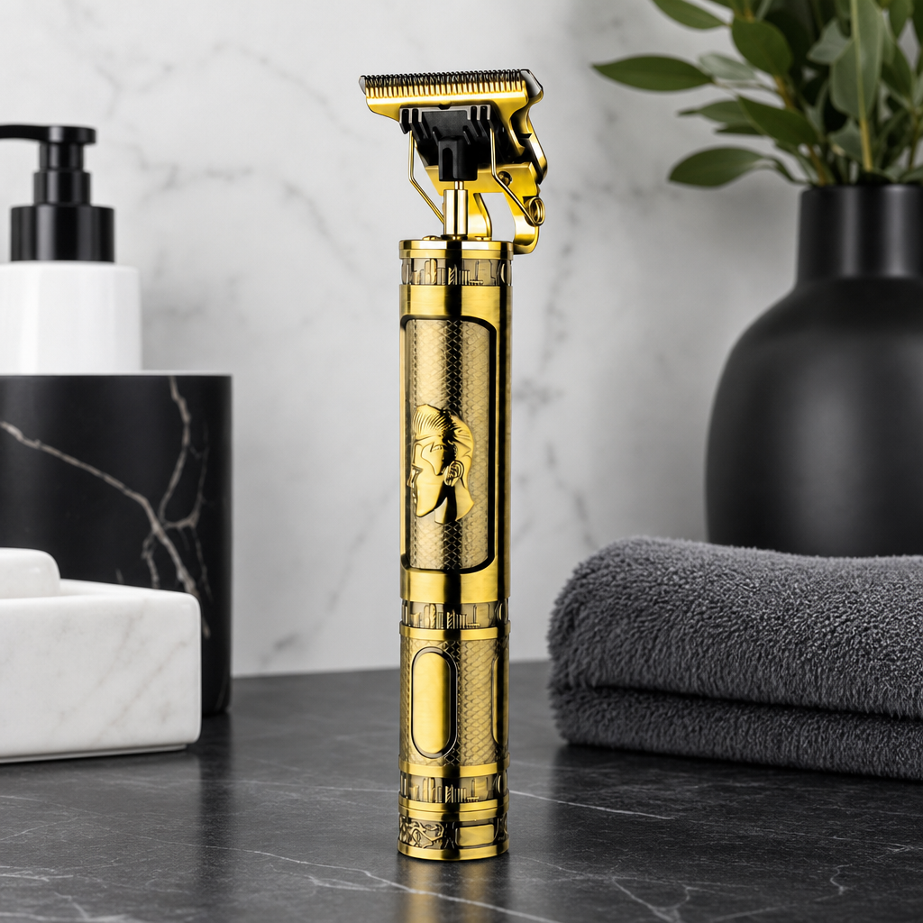 96 Pieces USB Rechargeable Hair Trimmer, Gold Professional Cordless Grooming Tool