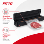 96 Pieces Vacuum Sealer Machines, Black, 1 Piece, 40 x 16 x 11 cm
