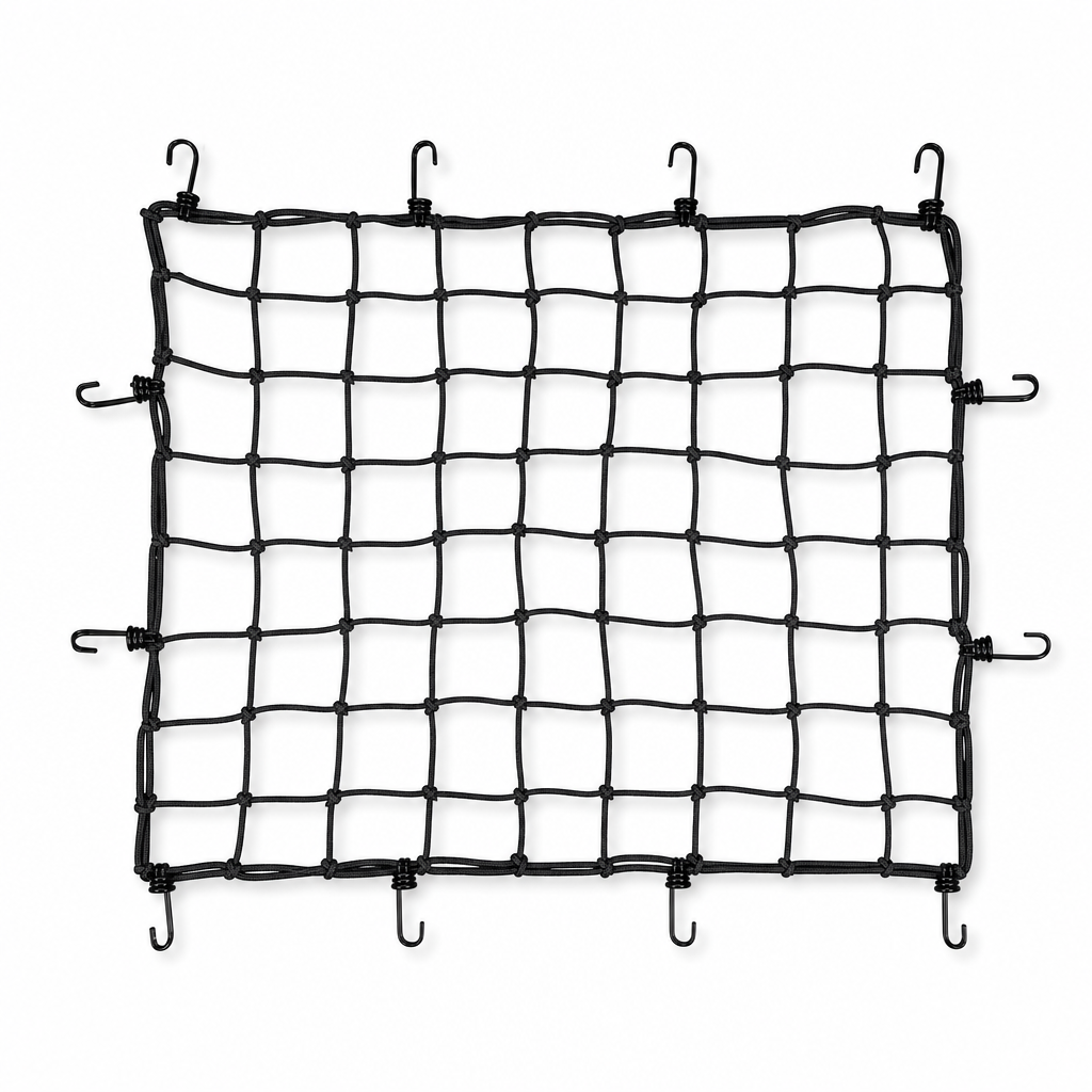 48 Pieces Elastic Cord Cargo Net, 120 x 180 cm, 12 Hooks for Vehicle Cargo