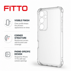 240 Pieces Clear Anti-Burst Protective Phone Cases with Reinforced Corners for iPhone 17 Pro