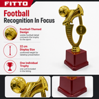 96 Pieces Football Trophy Gold 22 cm Award Cup for Sports Recognition