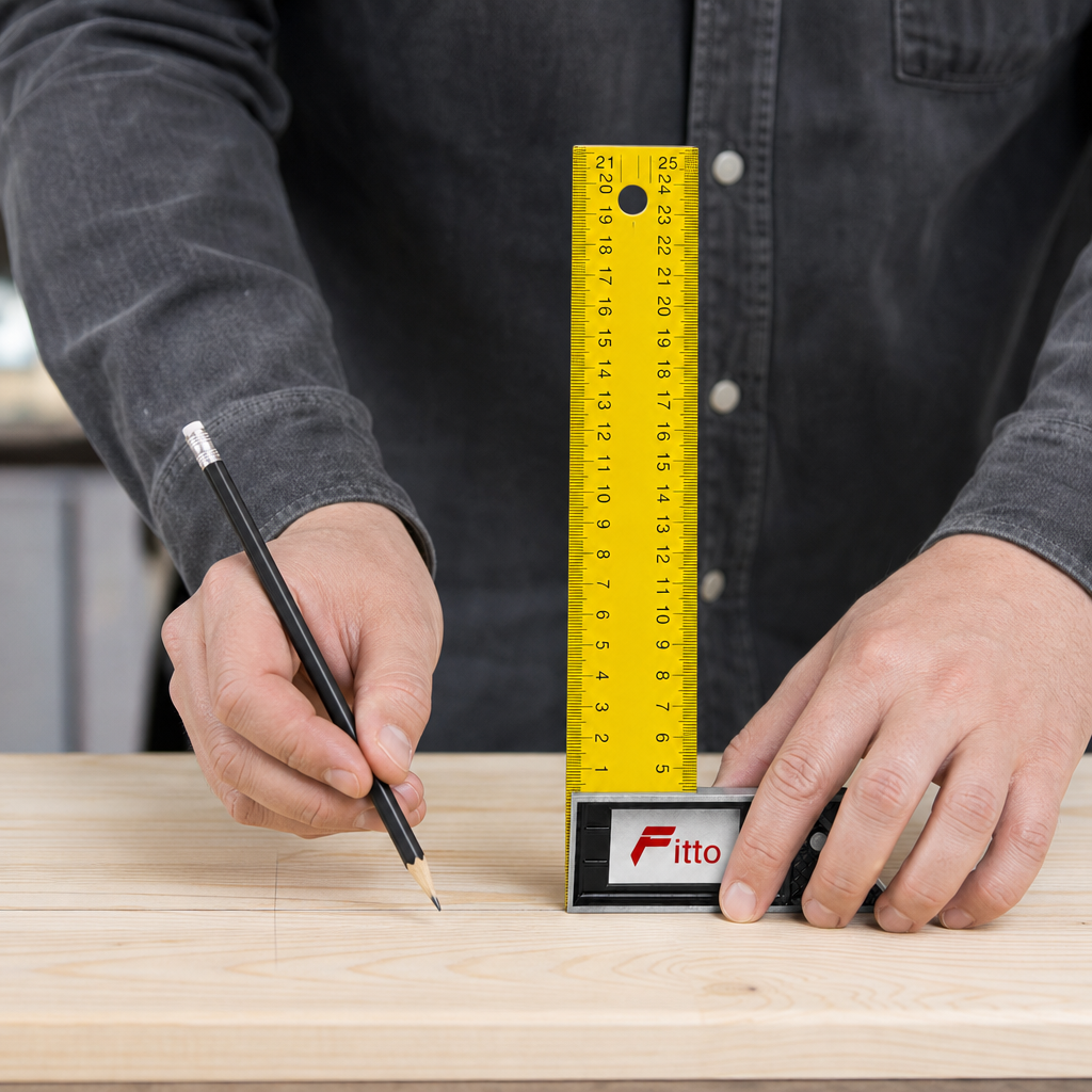 144 Pieces Carpenter L-Square Ruler, 10 Inch, Yellow and Black, 1 Piece