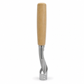 144 Pieces Fruit Corers Tool, Silver Metal Coring End with Natural Wooden Handle, 20 cm, 1 Piece