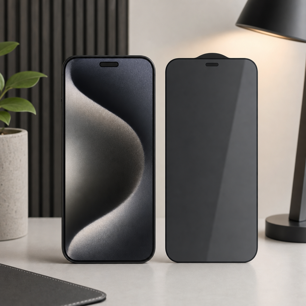 120 Pieces 5D Matte Glass Screen Protectors for Large Smartphone, Anti-Static Surface