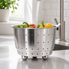 96 Pieces Colander 20 cm with Three Small Feet for Rinsing and Draining Food