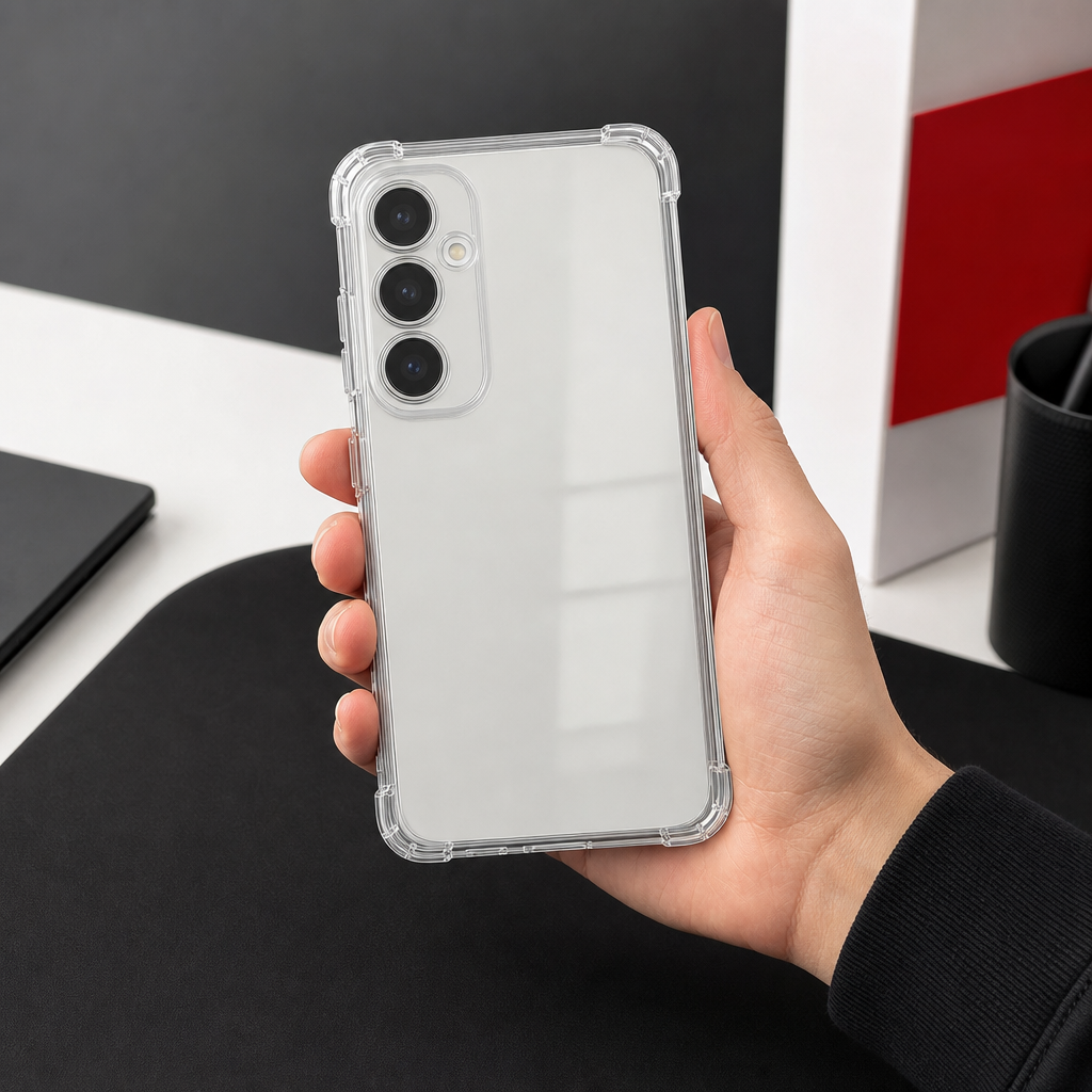 240 Pieces Clear Phone Cases with Reinforced Corners, Single Protective Cover
