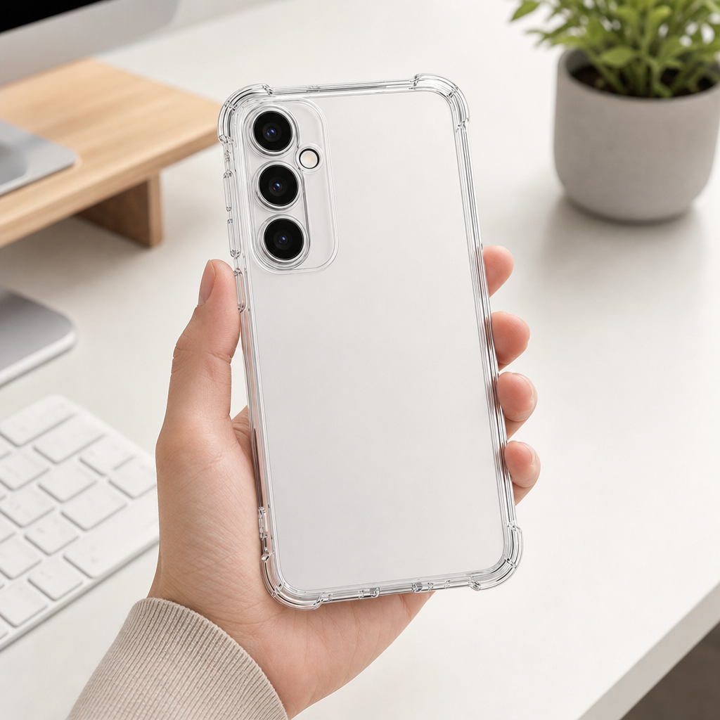 240 Pieces Clear Anti-Burst Protective Phone Cases with Reinforced Corners for iPhone 13