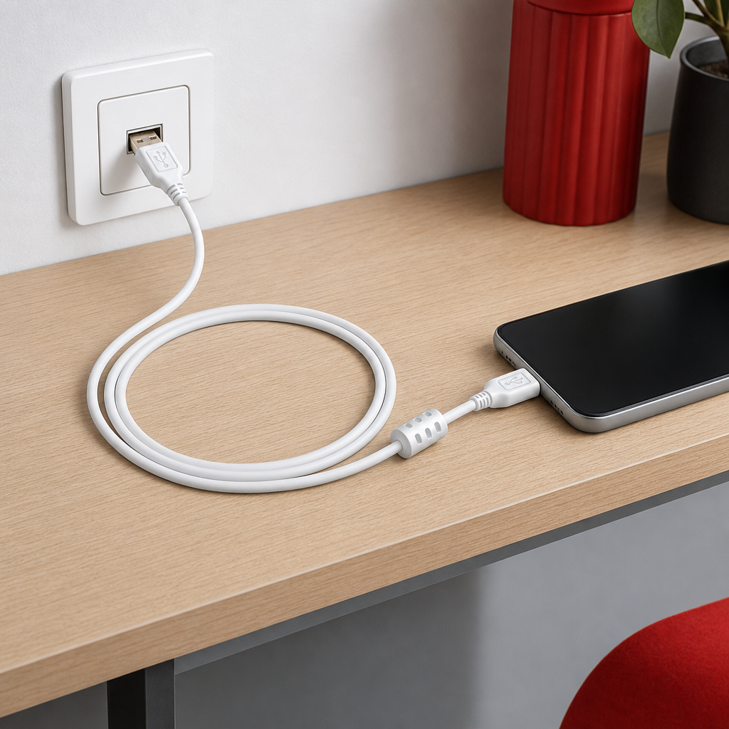 144 Pieces USB-A to Micro-USB Charging Cables, 1.5 m, Universal Cable for Charging and Data Transfer