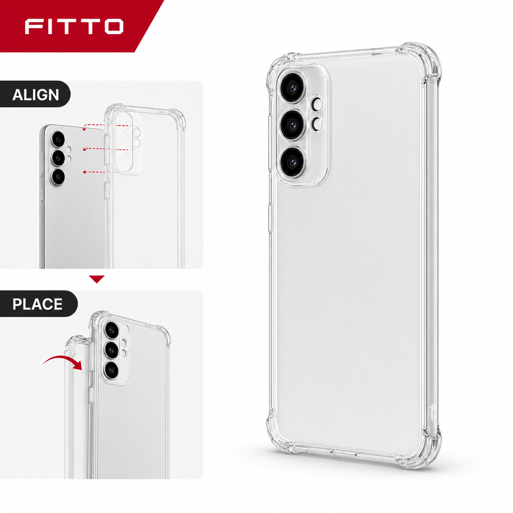 240 Pieces Clear Phone Cases with Reinforced Corners and Anti-Burst Design, Single Protective Cover
