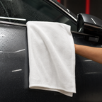 96 Pieces White Microfibre Car Cleaning Towel, 35 × 53 cm