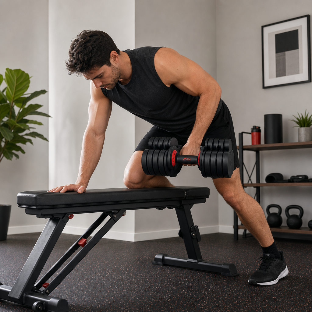 48 Pieces Adjustable Dumbbells for Home Strength Training, 12 kg