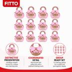 96 Pieces Pink Handbag-Shaped Candy Favor Boxes with Bow, 12 Pieces, 9.5 x 4.3 x 13.2 cm