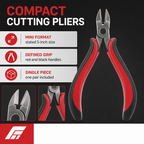 120 Pieces Red and Black Mini Cutting Plierses, 5 Inch, 1 Piece