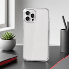 144 Pieces Phone Cases, Crystal Clear Transparent Cover with Raised Camera Frame for Plus-Size Smartphone