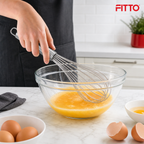 96 Pieces Stainless Steel Egg Whisks, 30 cm Manual Kitchen Beater for Mixing and Baking
