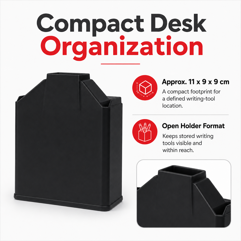 120 Pieces Desktop Pen Holder, Black Desk Organizers for Pens and Writing Tools, 1 Piece