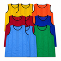 48 Pieces Mesh Sports Training Bib Vests, Small Size, 12-Piece Pack
