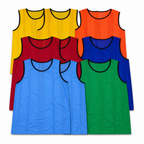 48 Pieces Mesh Sports Training Bib Vests, Small Size, 12-Piece Pack