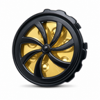 96 Pieces Turbine Car Vent Air Freshener, Gold, Single Piece