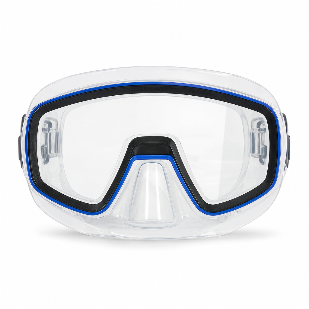 96 Pieces Swimming Dive Mask, Blue, Single Mask for Swimming and Snorkeling Activities