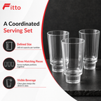 96 Pieces Standard Glass Tumbler Set, 140 ml, 3 Pieces