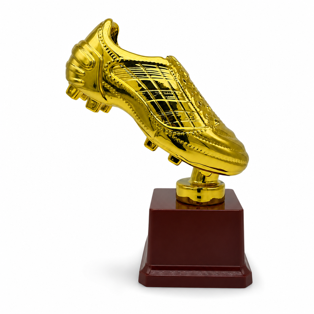96 Pieces Football Boot Trophy, 20 cm Gold Award Display for Sports Recognition and Achievement
