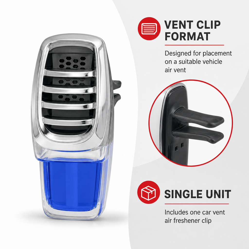 96 Pieces Car Vent Air Freshener Clip, New Car Scent, Single Unit