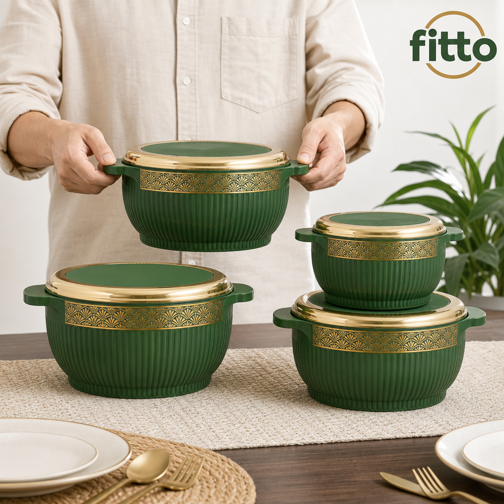 48 Pieces Insulated Hot Pot Storage and Serving Container Set, 4 Pieces