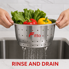96 Pieces Colander 20 cm with Three Small Feet for Rinsing and Draining Food