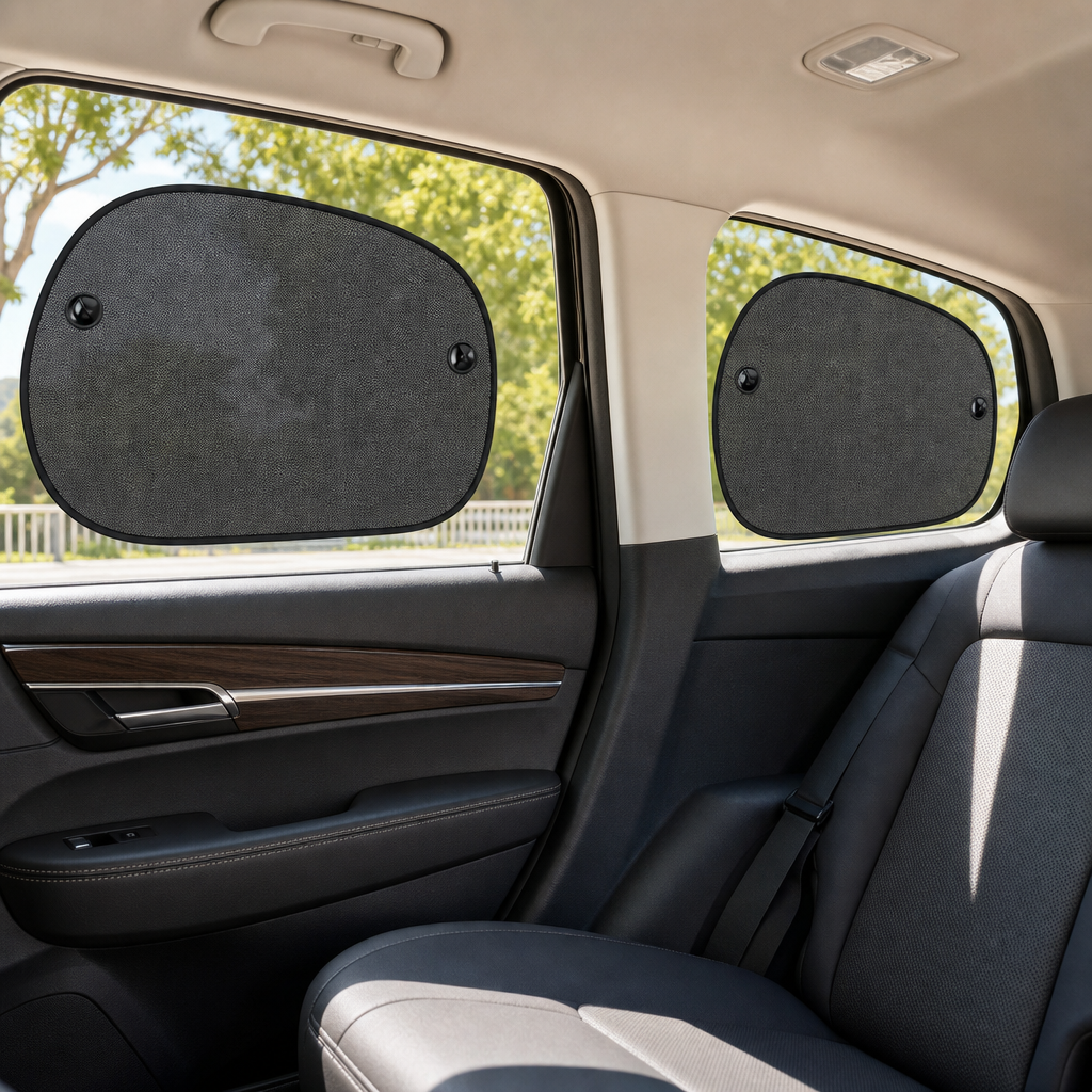 120 Pieces Side Window Mesh Sun Shades, 2-Pack, Vehicle Interior Light Shielding Covers