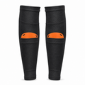 96 Pieces Shin Guard Sockses, Size L, Black and Orange, Pair for Sports Training