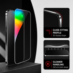 96 Pieces Tempered Glass Screen Protectors for Compatible Smartphone, 5D ESD Anti-Static Design, 1 Pack