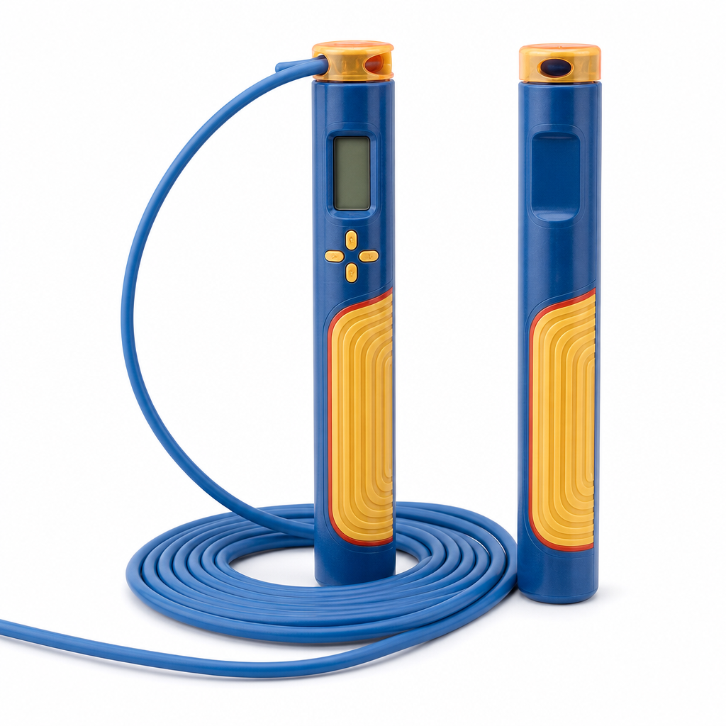 72 Pieces Digital Jump Ropes for Cardio and Fitness with Built-In Counter, Blue