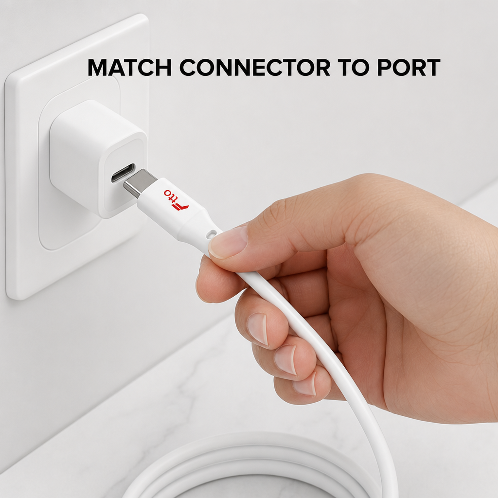 144 Pieces Charging Cables, 6A, USB-C or Lightning Version, Single Cable