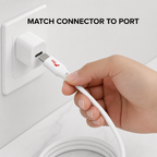 144 Pieces Charging Cables, 6A, USB-C or Lightning Version, Single Cable