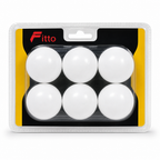 144 Pieces Table Tennis Balls, White, 6-Piece Pack for Practice and Recreational Play