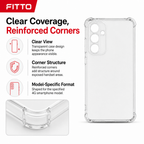 240 Pieces Clear Anti-Burst Protective Phone Cases with Reinforced Corners for 4G Smartphone