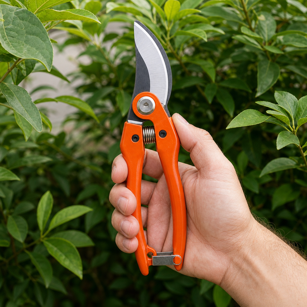96 Pieces Bypass Pruning Shears, 8 Inch Orange Garden Hand Tools, 1 Piece