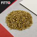 120 Pieces Gold Colour 4.8 mm Eyelets, 250 Pieces for Craft and Paper Projects